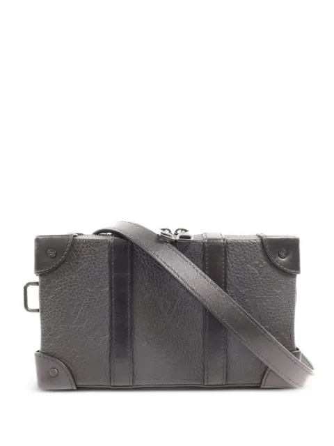 Louis Vuitton Pre-Owned Monogram Taurillon Soft Trunk shoulder bag Black M80224
