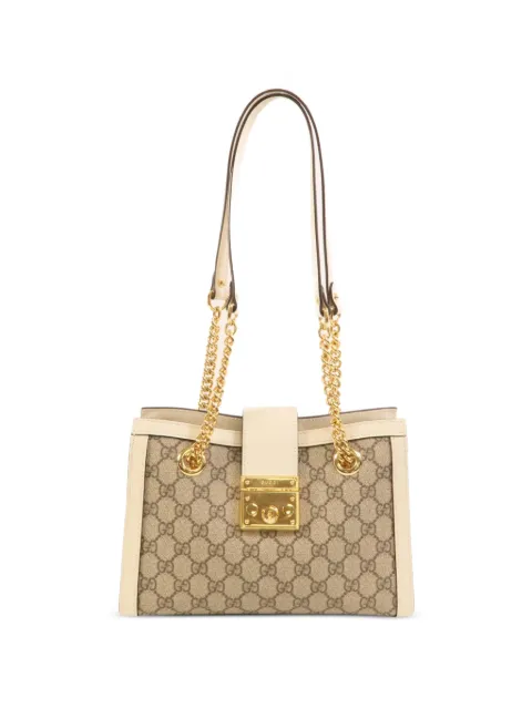 Gucci Pre-Owned GG Padlock shoulder bag Neutrals 498156
