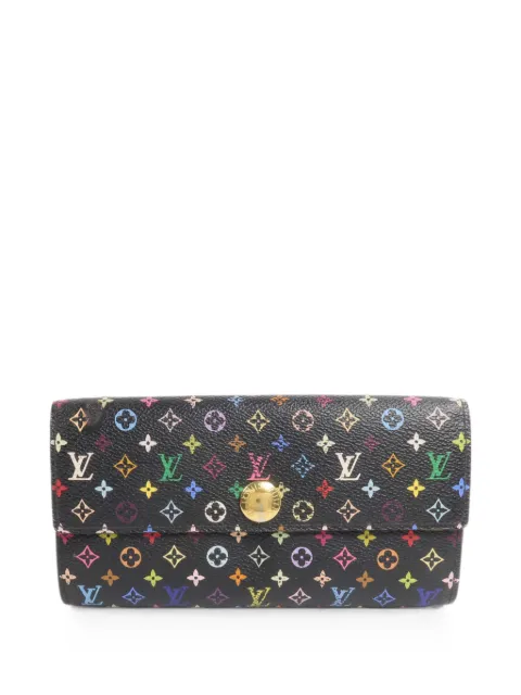 Louis Vuitton Pre-Owned Monogram Multicolore Portefeuille Sarah wallet Black M93533