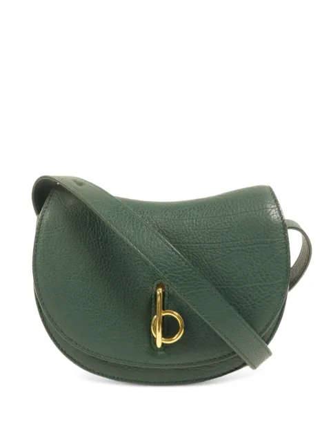 Burberry Pre-Owned Rocking Horse calfskin shoulder bag Green 8081166