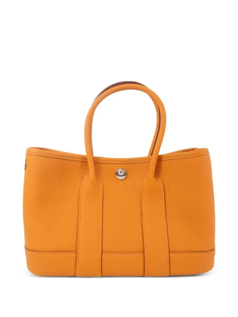 Hermès Pre-Owned 2025 mini Garden Party tote bag Orange K93