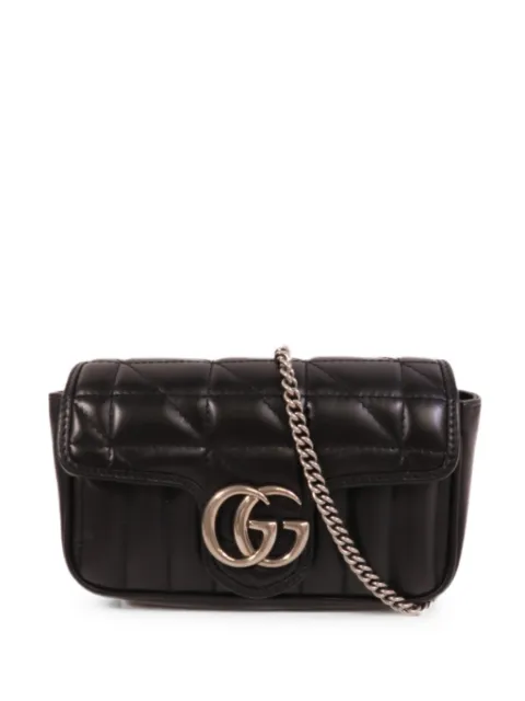 Gucci Pre-Owned GG Marmont shoulder bag Black 476433