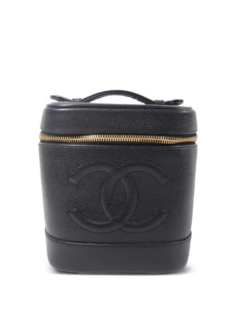 CHANEL Pre-Owned CC vanity tote bag Black VINTAGEVANITYCASE