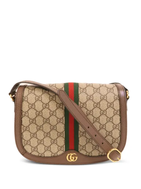 Gucci Pre-Owned Ophidia GG canvas shoulder bag Neutrals 601044