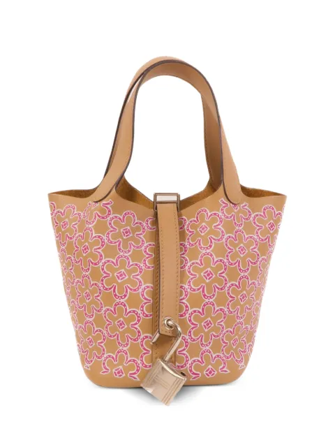 Hermès Pre-Owned 2022 Picotin Lucky Daisy handbag Neutrals UOM