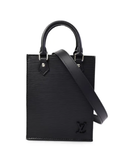 Louis Vuitton Pre-Owned petit Sac Plat Epi-leather tote bag Black M69441