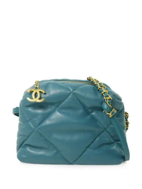 CHANEL Pre-Owned quilted CC shoulder bag Blue SHOULDERBAG