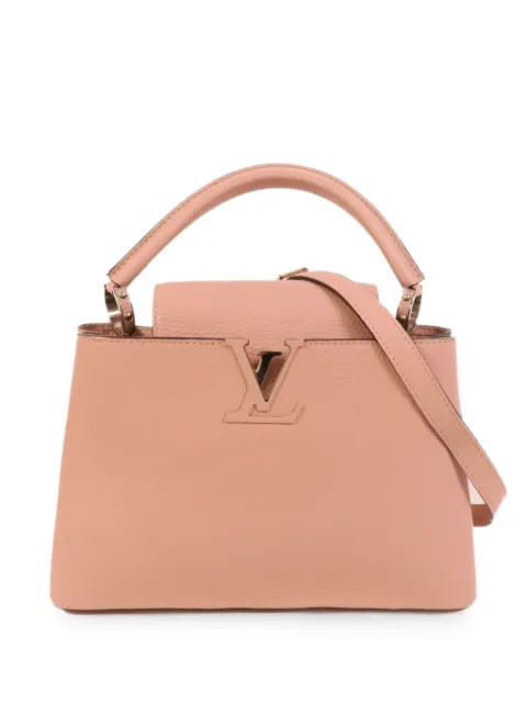 Louis Vuitton Pre-Owned MM Capucines two-way leather tote bag Pink M94471