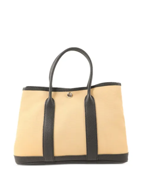 Hermès Pre-Owned Garden Party 30 tote bag Neutrals AS289PHW