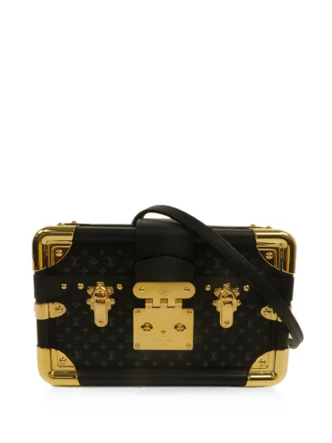 Louis Vuitton Pre-Owned Petite Malle Monogram mini shoulder bag Black M22273