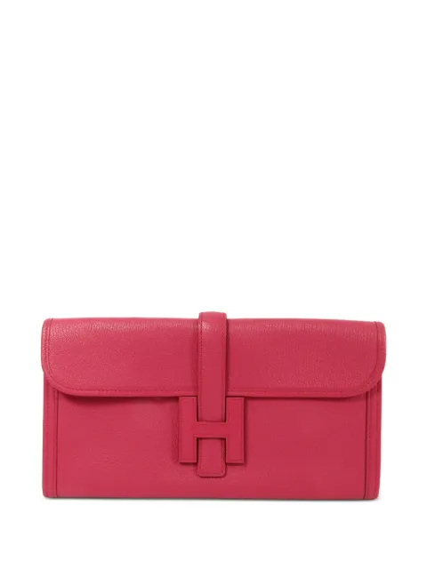 Hermès Pre-Owned Jige Elan clutch bag Pink AL3