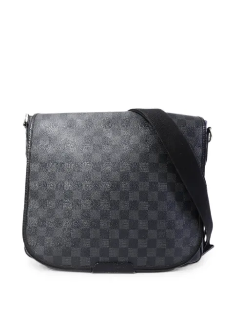 Louis Vuitton Pre-Owned Daniel MM Damier Graphite shoulder bag Black N58029