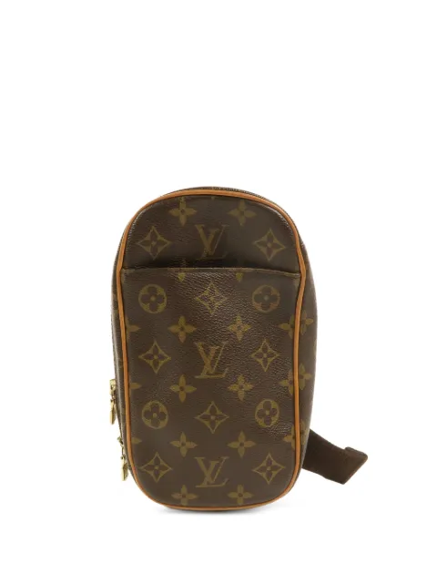 Louis Vuitton Pre-Owned Gange Monogram belt bag Brown M51870