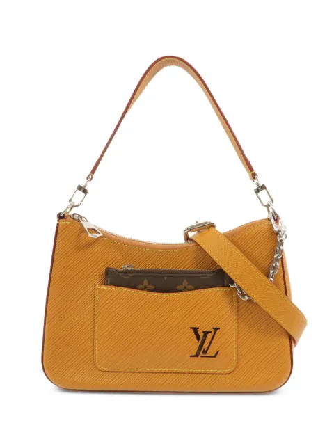 Louis Vuitton Pre-Owned Marelle leather shoulder bag Brown M80794