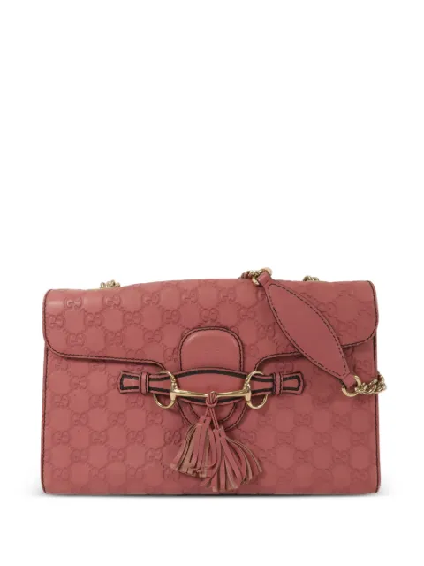 Gucci Pre-Owned Emily Horsebit chain-strap shoulder bag Pink 295402