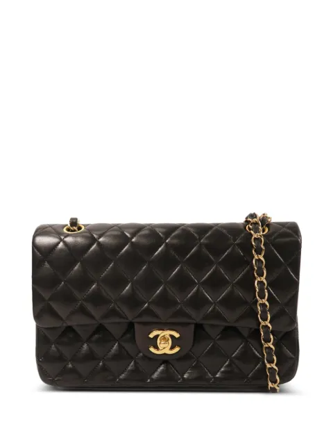 CHANEL Pre-Owned diamond-quilting CC turn-lock shoulder bag Black A01112