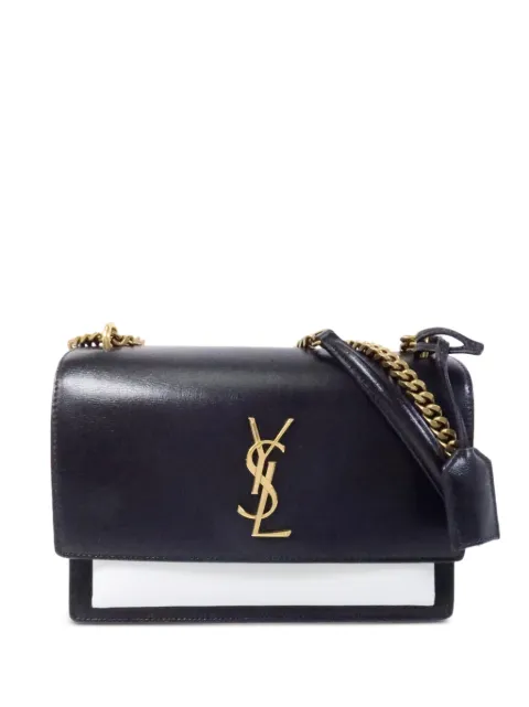 Saint Laurent Pre-Owned medium Sunset shoulder bag Black 442906D426W