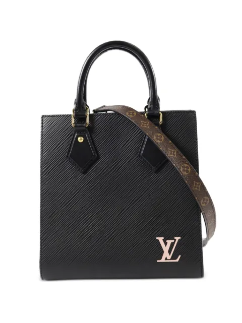 Louis Vuitton Pre-Owned BB Sac Plat leather tote bag Black M20958