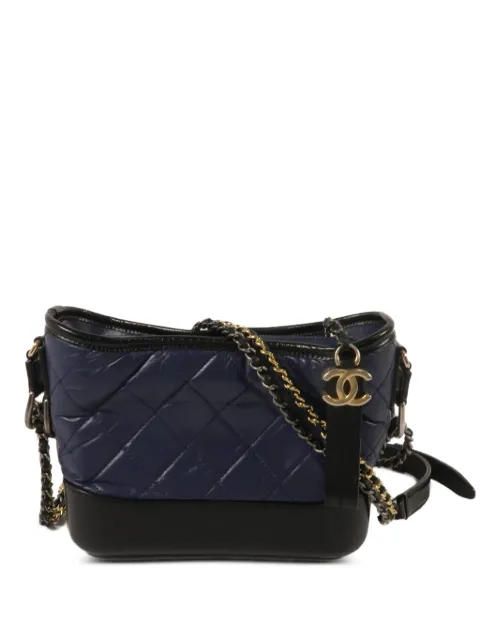 CHANEL Pre-Owned small Gabrielle CC chain-strap shoulder bag Blue A91810