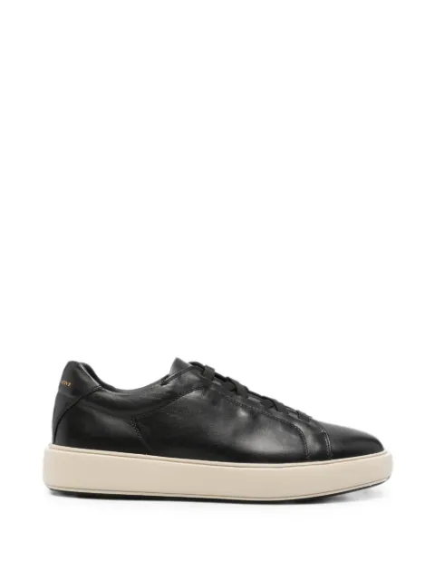 Officine Creative Slouch leather sneakers Black OCUSLOU001SKIN2