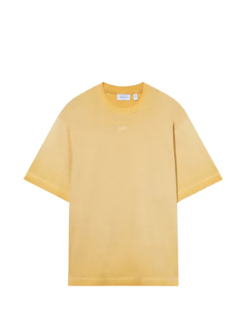 Off-White Swimming Face Skate T-shirt Yellow 44MAA120F26J002710