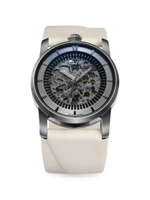 Fob Paris R413 skeleton 41mm watch Grey R413C13R413S109W