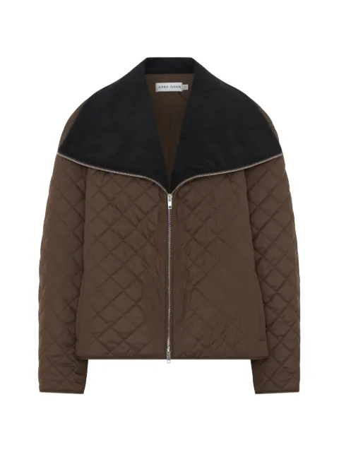 Anna Quan Morandi quilted jacket Brown MORANDIJACKET