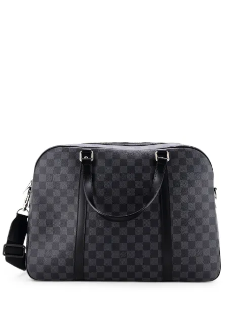 Louis Vuitton Pre-Owned Jorn Briefcase Damier Graphite business bag Black S1FPL95XPJUFG6W2
