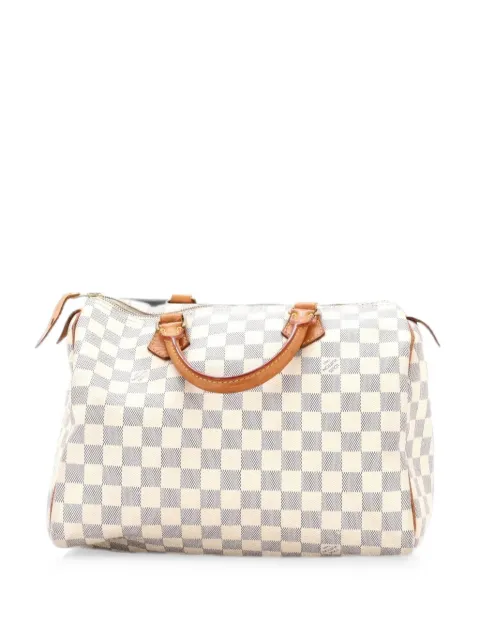 Louis Vuitton Pre-Owned Speedy Handbag Damier 30 satchel White KCYVLW5XXBNO8BTQ