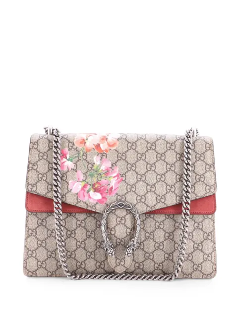 Gucci Pre-Owned Dionysus Bag Blooms Print GG Coated Canvas Medium shoulder bag Brown 4RAZ38U0JM6AYHY8