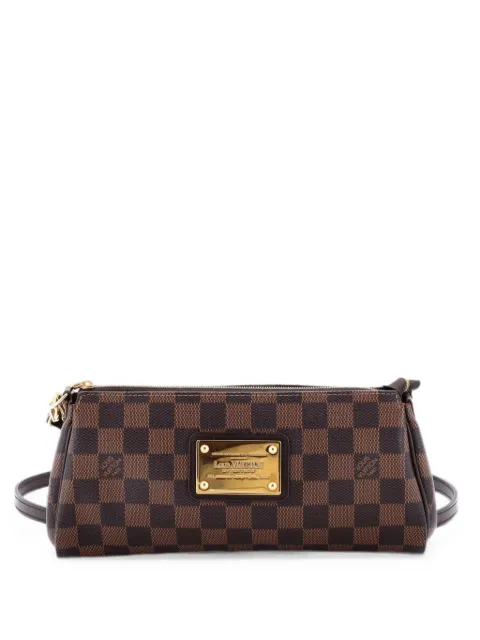 Louis Vuitton Pre-Owned Eva Handbag Damier clutch bag Brown T8YJMOFX4QGGNW83