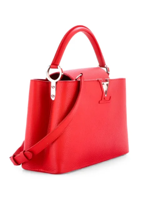 Louis Vuitton Pre-Owned Capucines Bag Leather PM satchel Red SU4RHFJMEBJ6DN16