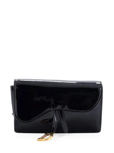 Christian Dior Pre-Owned Saddle Rectangular Patent belt bag Black RL5KMFQ1QM2OJATL