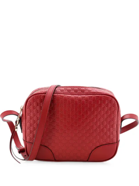 Gucci Pre-Owned Bree Disco Microguccissima Leather Mini crossbody bag Black S275E53JF97Q9J0A
