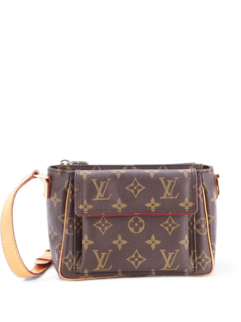 Louis Vuitton Pre-Owned Viva Cite Handbag Monogram Canvas PM crossbody bag Brown N5QOE1E9SRBJSMNY