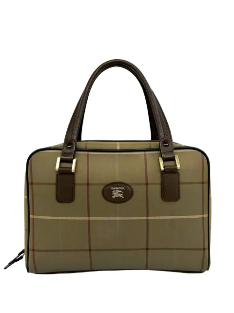 Burberry Pre-Owned 20th Century Vintage Check Canvas handbag Brown DVGG2AJE1L9BG7V1