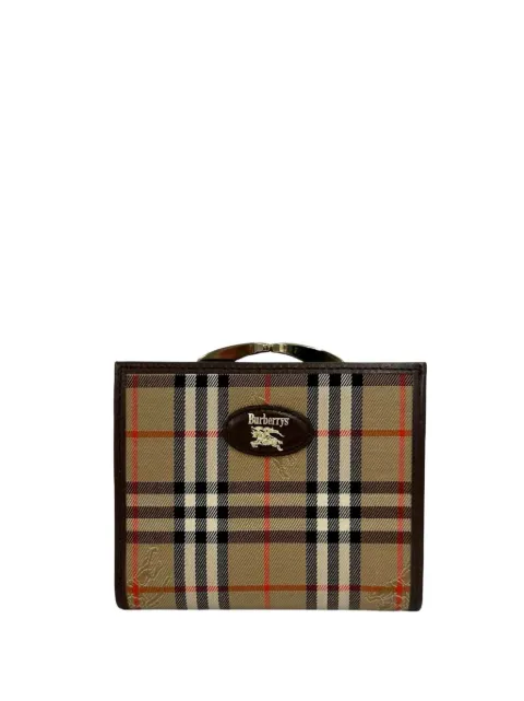 Burberry Pre-Owned 20th Century Haymarket Check Canvas Bifold Wallet small wallets Neutrals 00916MNFZ9JTAMVG