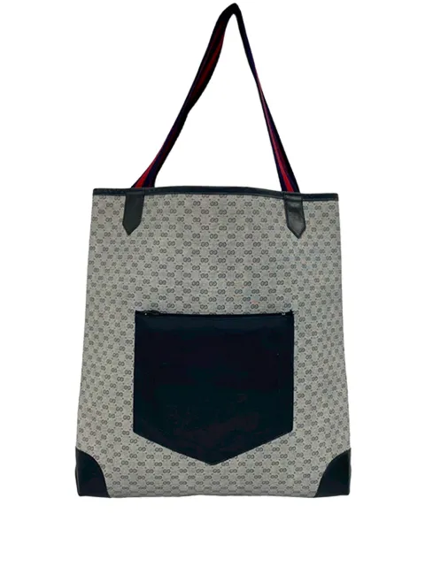 Gucci Pre-Owned 20th Century Micro GG Supreme Web tote bag Neutrals 556UYMFJR601XUON