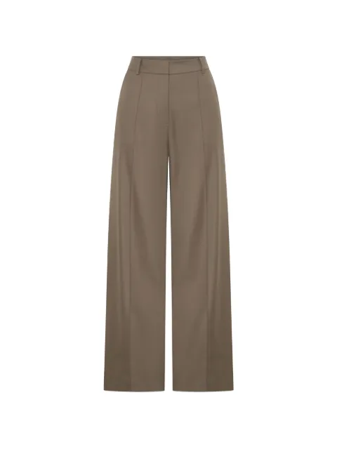 Anna Quan Adam wide-leg trousers Brown ADAMPANTS