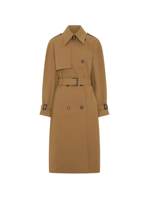 Anna Quan Farren belted double-breasted trench coat Brown FARRENTRENCHCOAT