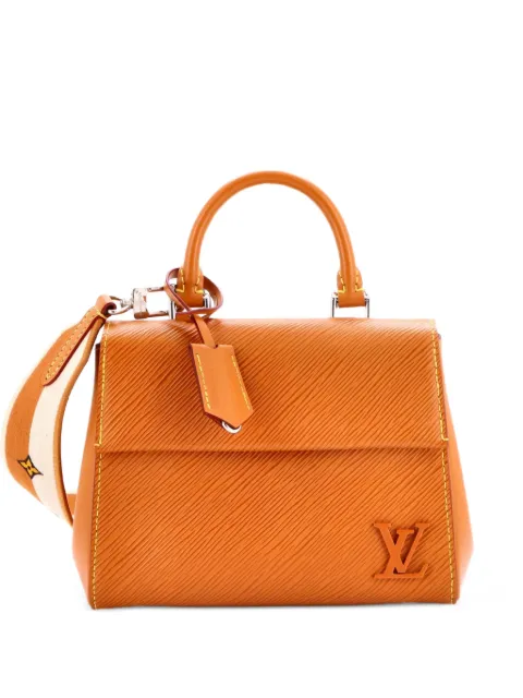 Louis Vuitton Pre-Owned Cluny Top Handle Bag Epi Leather Mini satchel Brown 4HC6ZR6OBKDN7NOD