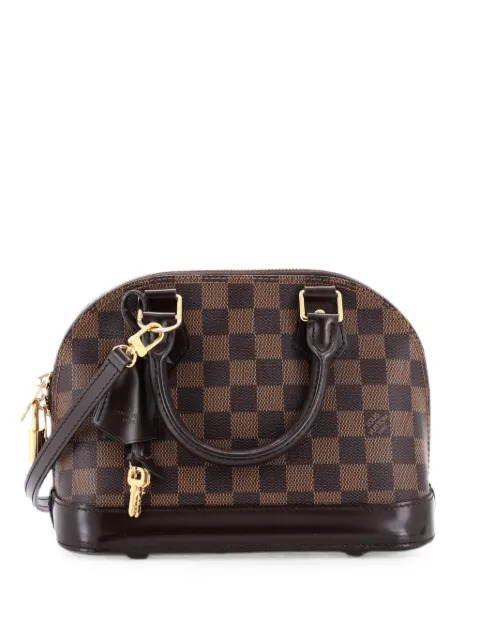 Louis Vuitton Pre-Owned Alma Handbag Damier BB shoulder bag Brown 0AD5QYQ6QFXHD92M