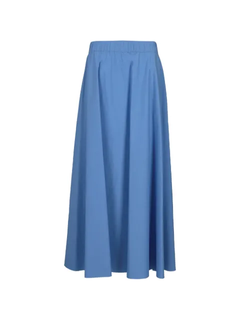 P.A.R.O.S.H. elasticated-waistband flared maxi skirt Blue D621102CANYOX26
