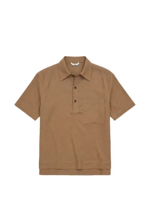 Hevo short-sleeve chest-pocket shirt Neutrals MONTURSIL7071014