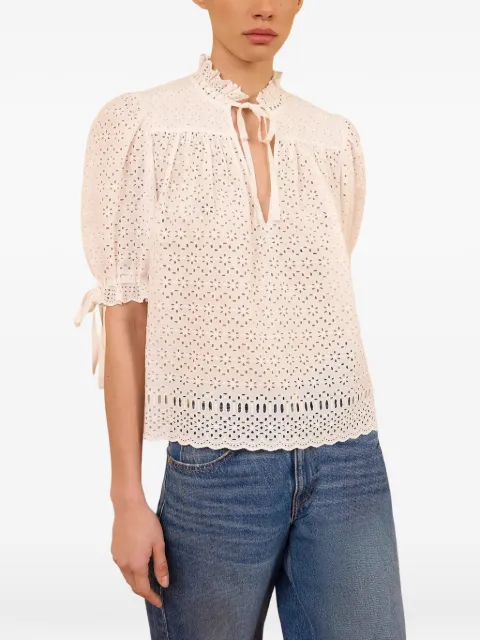 Ulla Johnson Alouette broderie-anglaise top White PF260207