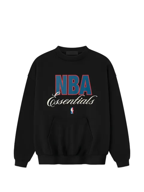FEAR OF GOD ESSENTIALS logo-print sweatshirt Black 192NB256801F