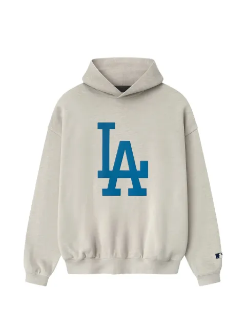 FEAR OF GOD ESSENTIALS logo-print jersey hoodie Grey 192ML254209F