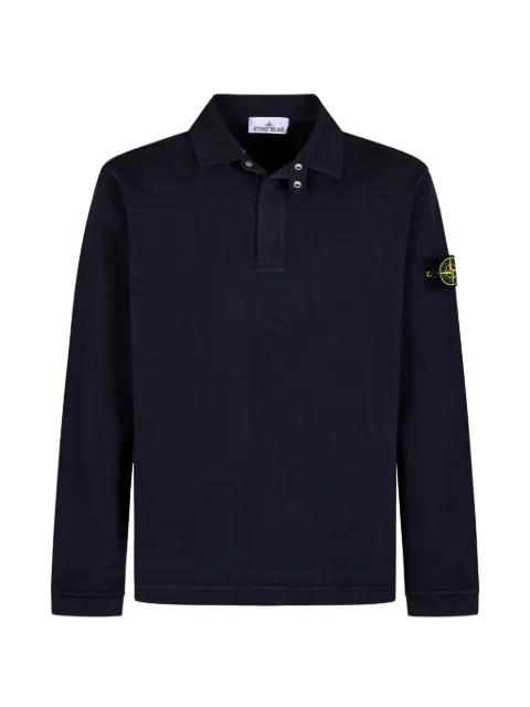 Stone Island 6100001 logo-patch polo shirt Blue 6100001S0