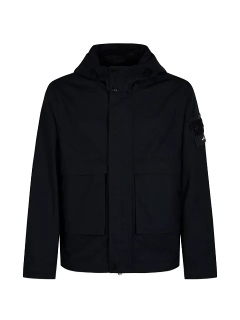 Stone Island long-sleeve hooded jacket Black Q100025S0