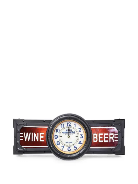 Kare Design rivet-detailed wall clock Black 37531